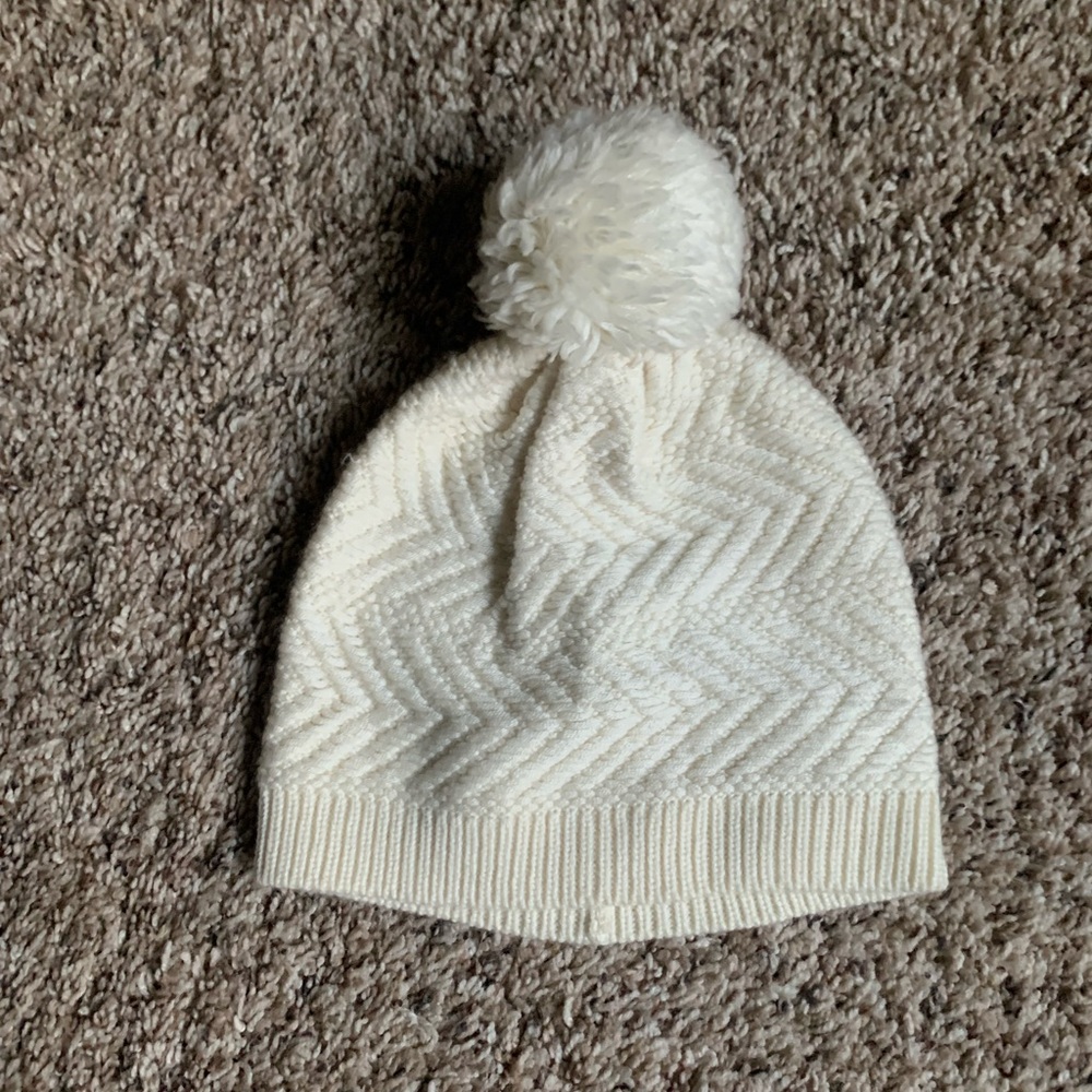 Ugg wool blend beanie with Pom Pom
